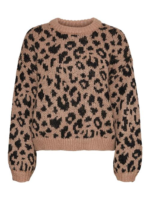 Se VERO MODA Pullover 'ZELMA'  brun / sort ved About You