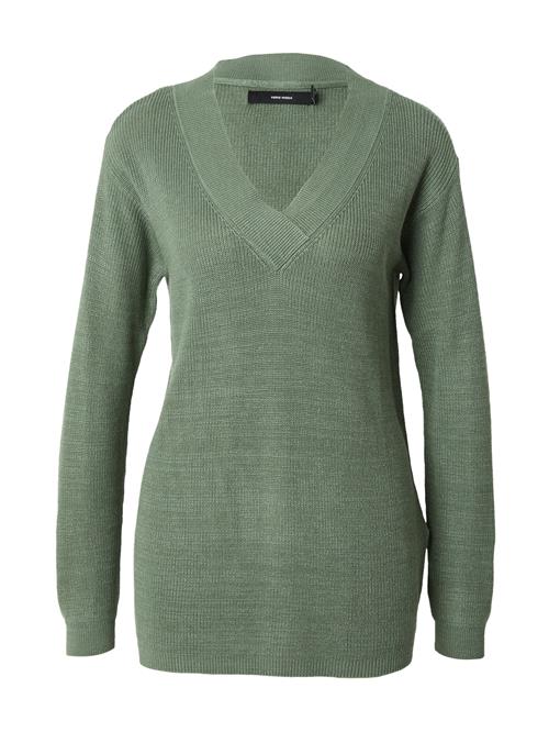 Se VERO MODA Pullover 'NEW LEXSUN'  mørkegrøn ved About You