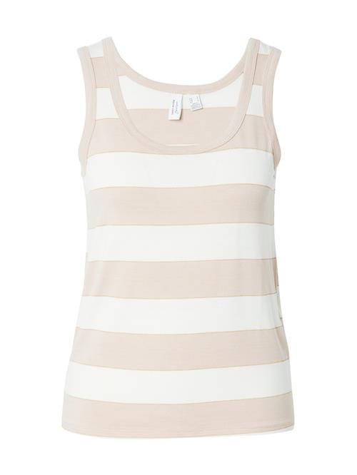 VERO MODA Overdel 'KAISA'  beige / hvid