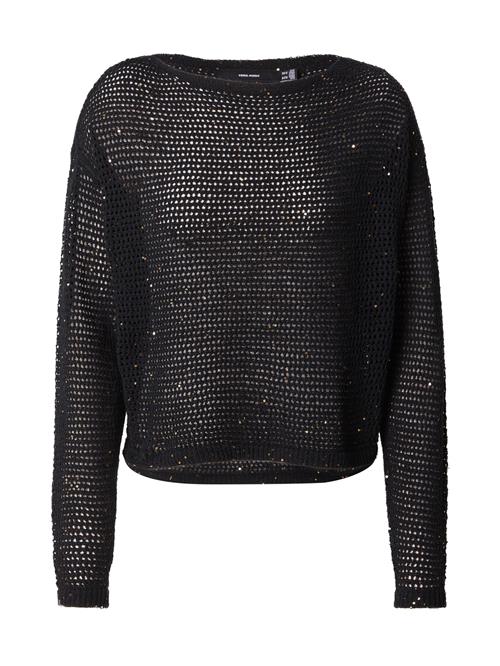 Se VERO MODA Pullover  guld / sort ved About You