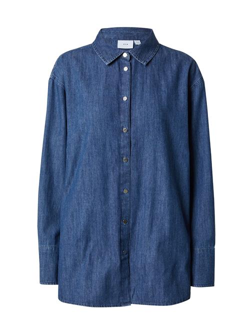 VILA Bluse 'ROWIE'  blue denim