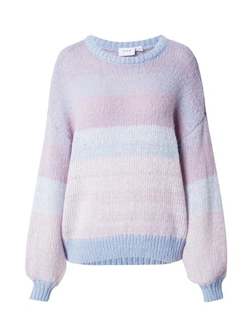 Se VILA Pullover 'CHOCA'  lyseblå / lyselilla / lys pink ved About You