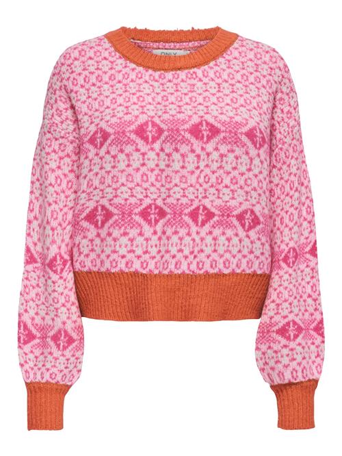 Se ONLY Pullover 'DEA'  orange / pink / lyserød ved About You