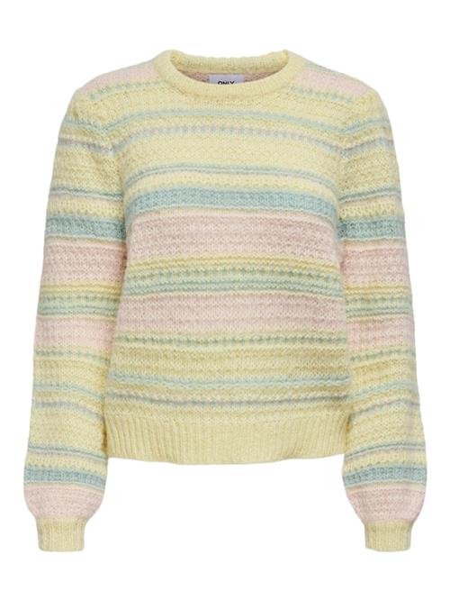 ONLY Pullover 'Sandra'  pastelblå / pastelgul / pastelpink