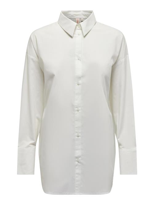 ONLY Bluse 'OLIVIA VERA'  sølv / hvid