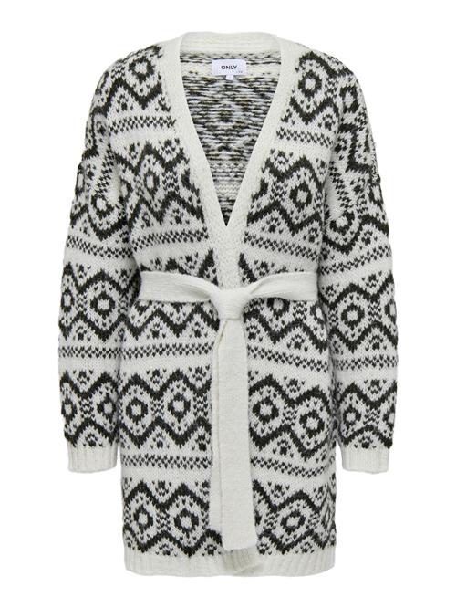 Se ONLY Cardigan 'Carin'  creme / sort ved About You