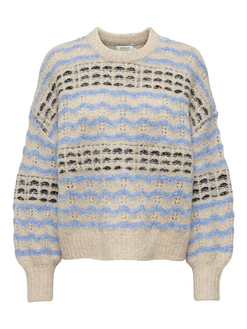 Se ONLY Pullover  beige / lyseblå ved About You