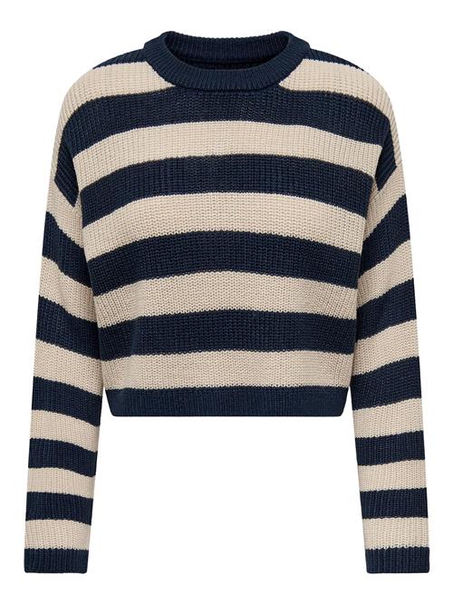 Se ONLY Pullover 'Malavi'  beige / navy ved About You