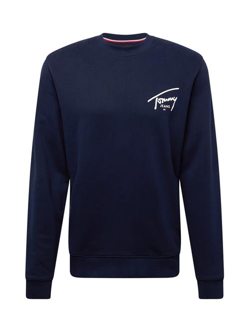 Se Tommy Jeans Sweatshirt  navy / hvid ved About You