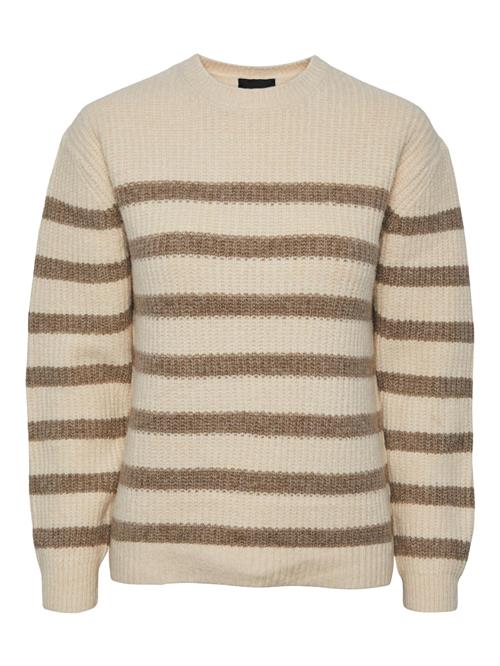 Se PIECES Pullover 'Klara'  beige / brun ved About You