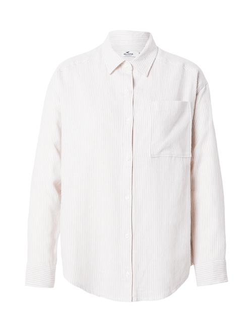 HOLLISTER Bluse  beige / hvid