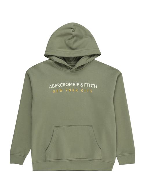 Se Abercrombie & Fitch Sweatshirt  grøn / lyseorange / hvid ved About You