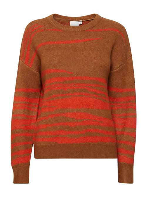 Se ICHI Pullover 'KAMARA'  lysebrun / orange ved About You