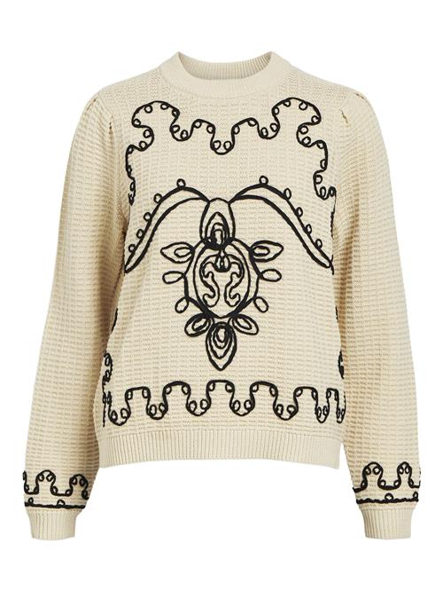 OBJECT Pullover 'Chio'  beige / sort