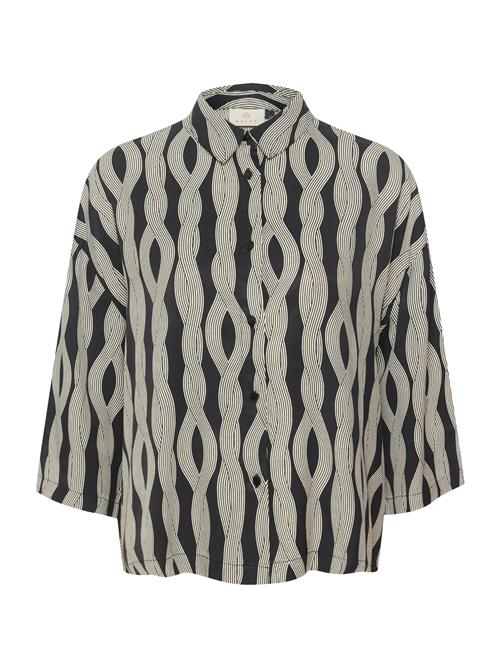 Kaffe Bluse 'Carlbie'  ecru / sort