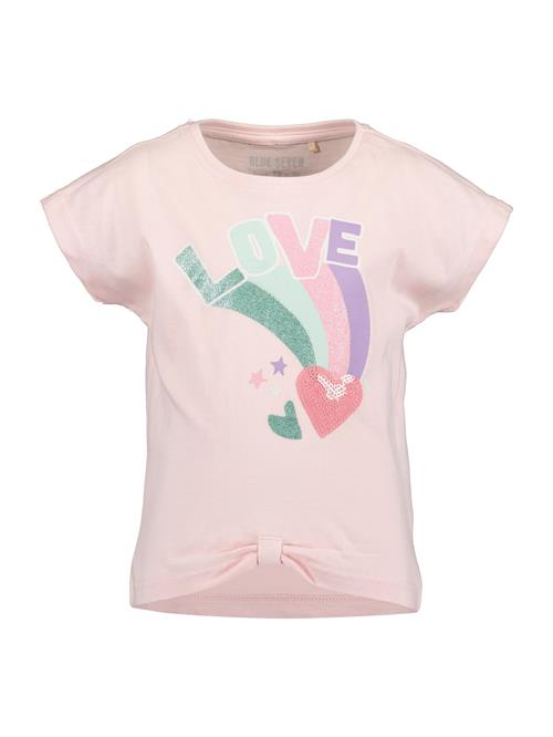 Se BLUE SEVEN Bluser & t-shirts  grøn / lyselilla / lyserød / lys pink ved About You