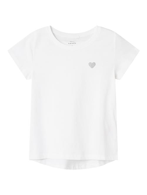 NAME IT Bluser & t-shirts 'Violine'  sølv / hvid