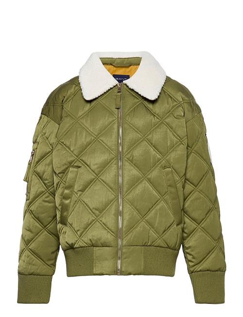 GANT D2. Quilted Aviator Jacket GANT Green