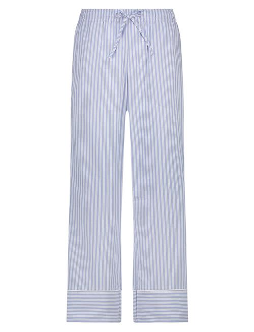 Hunkemöller Pant Cotton Stripe Hunkemöller Blue