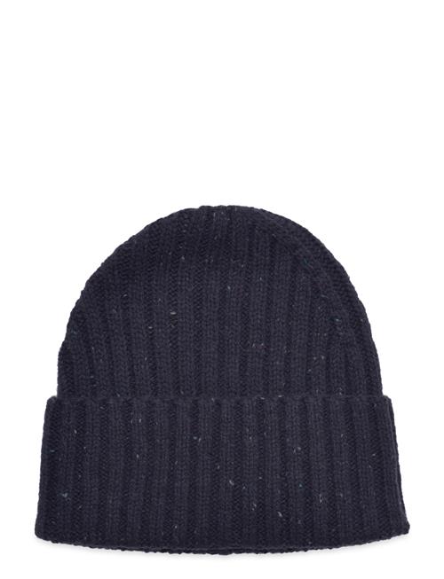 Les Deux Wells Fleck Rib Beanie Les Deux Navy