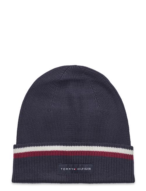 Th Corp Love Solid Stripe Beanie Tommy Hilfiger Navy