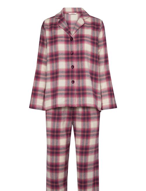 Se Missya Check Flannel Pyjamas Missya Purple ved Booztlet