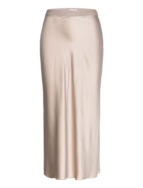 Ahlvar Gallery Hana Satin Silk Skirt Ahlvar Gallery Cream