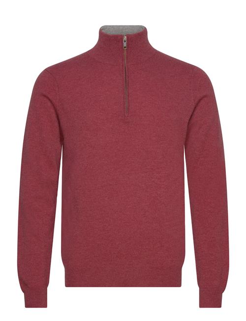 Davida Cashmere Man Half Zip Davida Cashmere Red