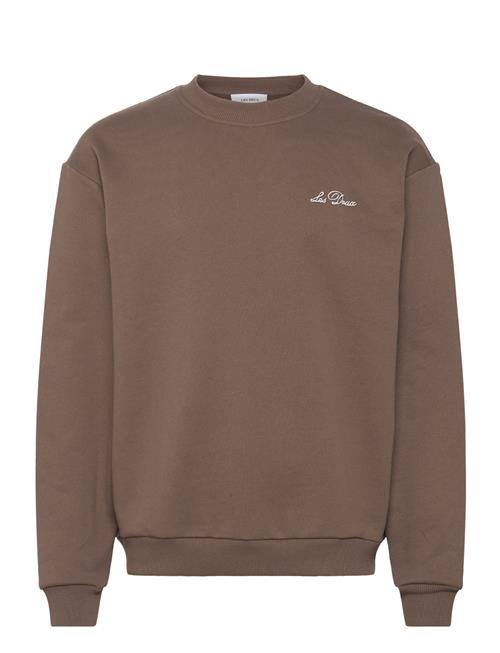 Se Les Deux Crew Sweatshirt Les Deux Brown ved Booztlet