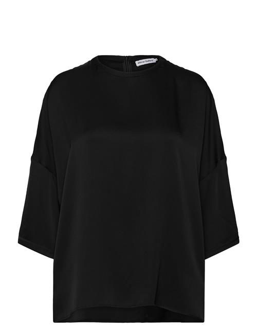 Ahlvar Gallery Thess Silk Tee Ahlvar Gallery Black