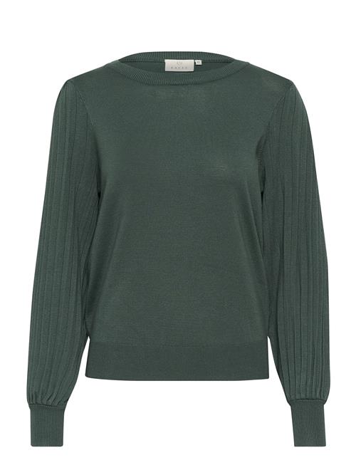 Kaffe Kal Knit Pullover Kaffe Green