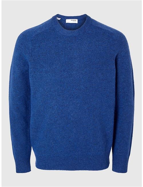 Selected Homme Slhrai Ls Knit Crew Neck Noos Selected Homme Blue