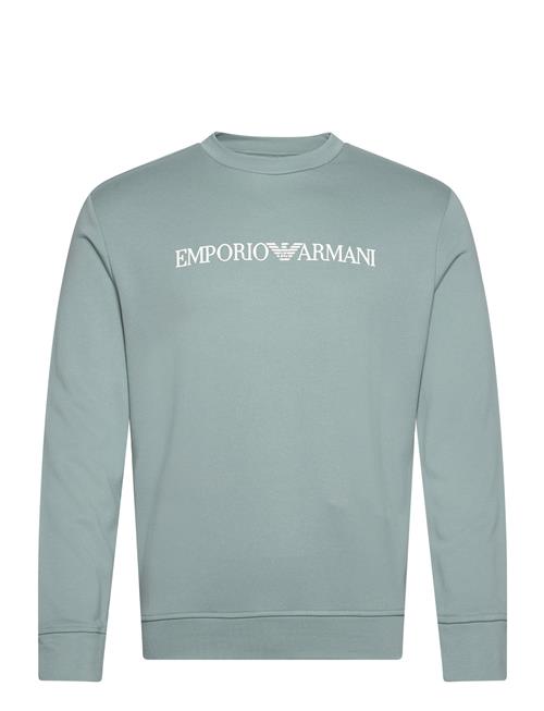 Se Emporio Armani Sweatshirt Emporio Armani Green ved Booztlet