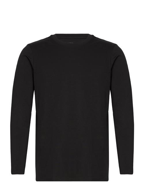 NORVIG Men's O-Neck L/S T-Shirt, Cotton/Stretch NORVIG Black