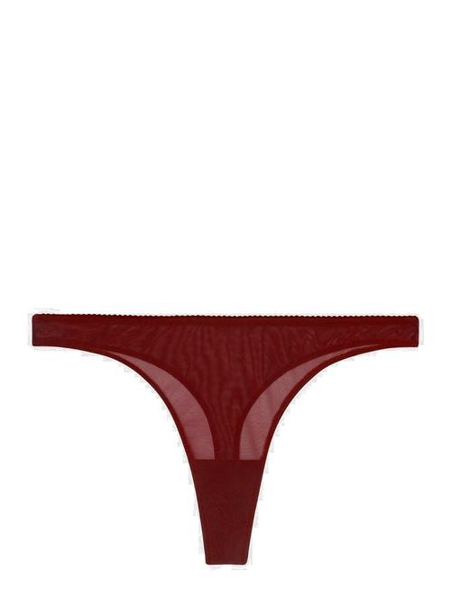 Understatement Underwear Mesh Thong Understatement Underwear Burgundy