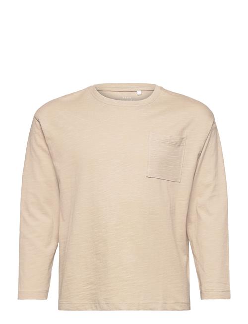 Nkmvebbe Ls Boxy Top Name It Beige