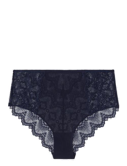 Lace Mesh Highwaist Briefs Understatement Underwear Navy