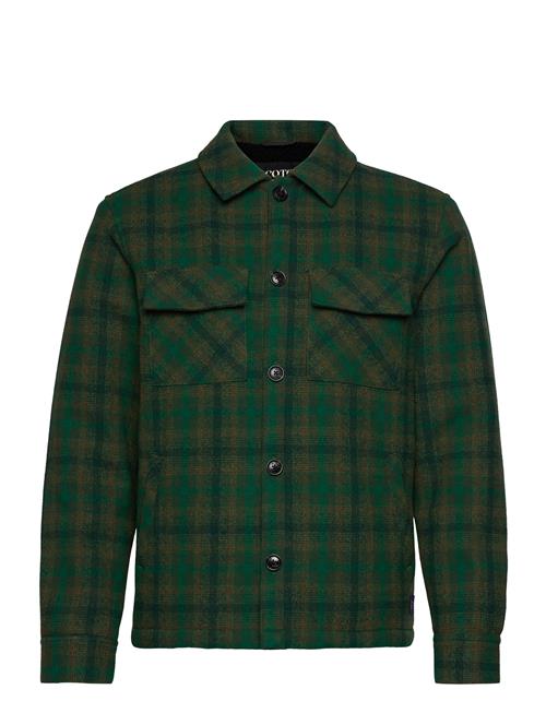 Scotch & Soda Teddy Lined Checked Overshirt Scotch & Soda Green