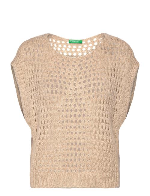 United Colors of Benetton Sleeveless Sweater United Colors Of Benetton Beige