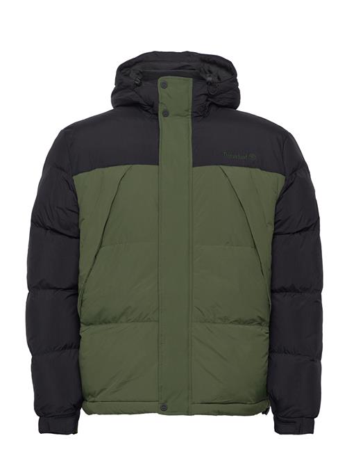 Durable Water Repellent Puffer Jacket Black/Black Forest Green Timberland Khaki