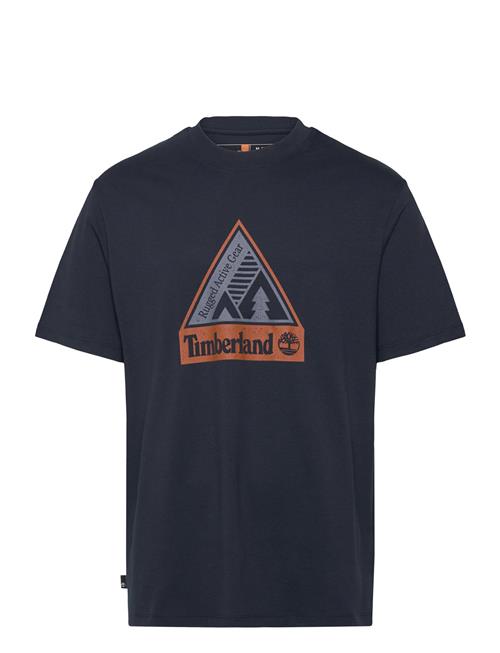 Timberland Outdoor Inspired Front Graphic Tee Dark Sapphire Timberland Navy