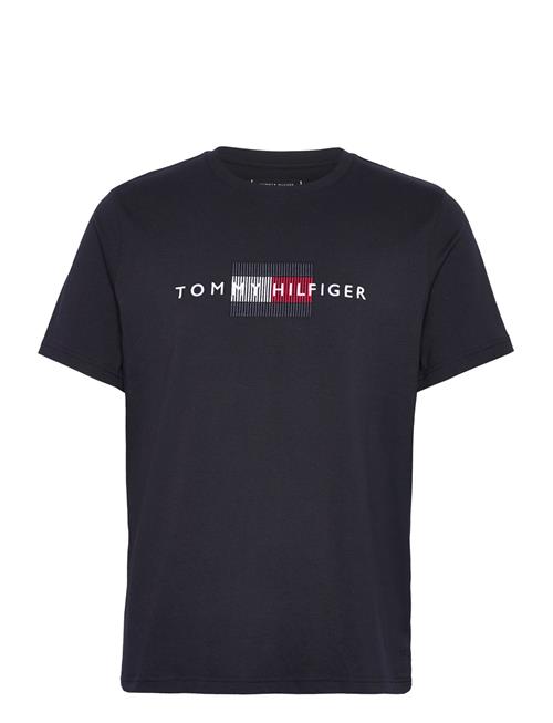 Tommy Hilfiger Hilfiger Flag Embro Tee Tommy Hilfiger Navy