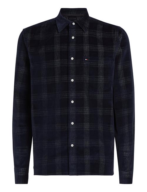 Corduroy Check Rf Shirt Tommy Hilfiger Navy