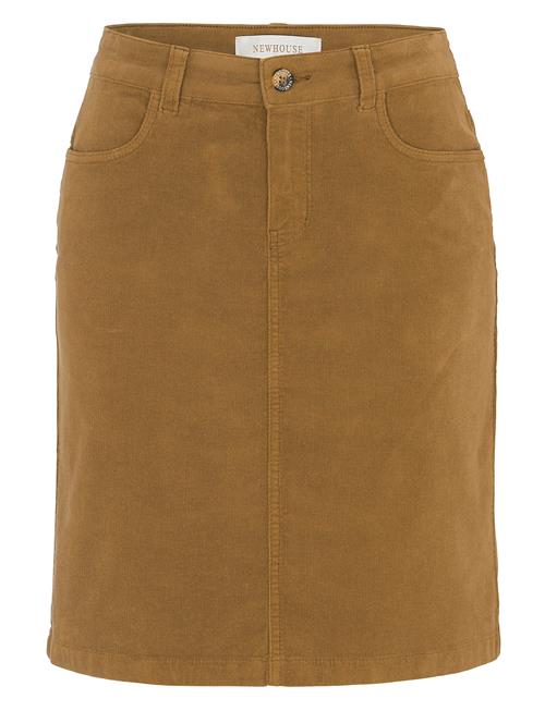 Newhouse Lisa Minicord Skirt Newhouse Brown