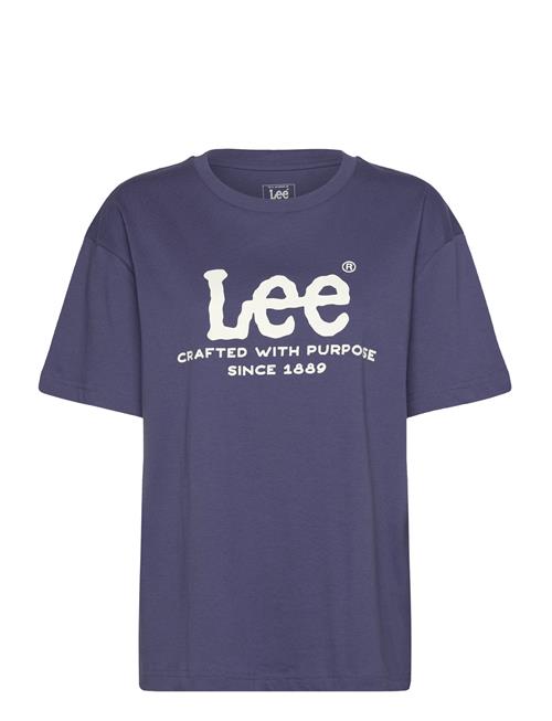 Lee Jeans Ss Logo Tee Lee Jeans Navy