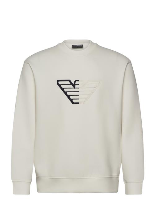 Se Emporio Armani Sweatshirt Emporio Armani Cream ved Booztlet