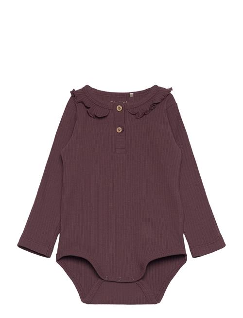 Body Ls Rib Fixoni Burgundy