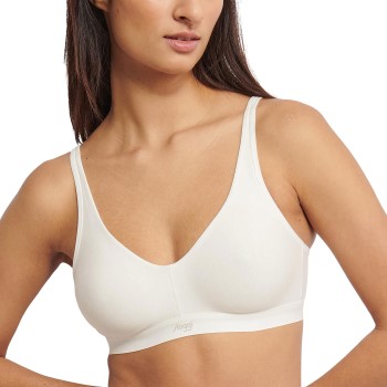 Sloggi Bh Ever Ease Soft Bra Hvid Large Dame