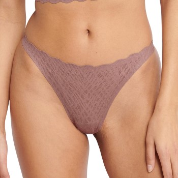 Sloggi Trusser ZERO Feel Bliss String Brief Brun Medium Dame