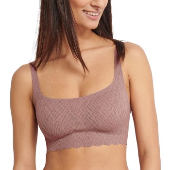 Sloggi Bh ZERO Feel Bliss Top Brun Medium Dame